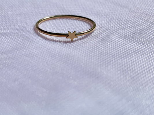 Tiny Star Gold Filled Ring