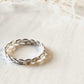 Braided Stacking Sterling Silver Ring